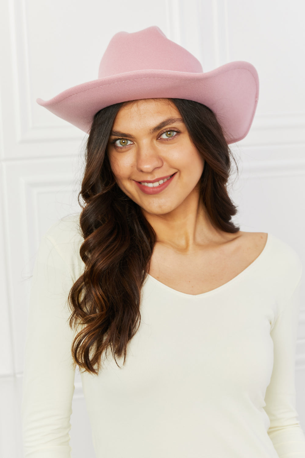 Fame Western Cutie Cowboy Hat in Pink Print on any thing USA/STOD clothes