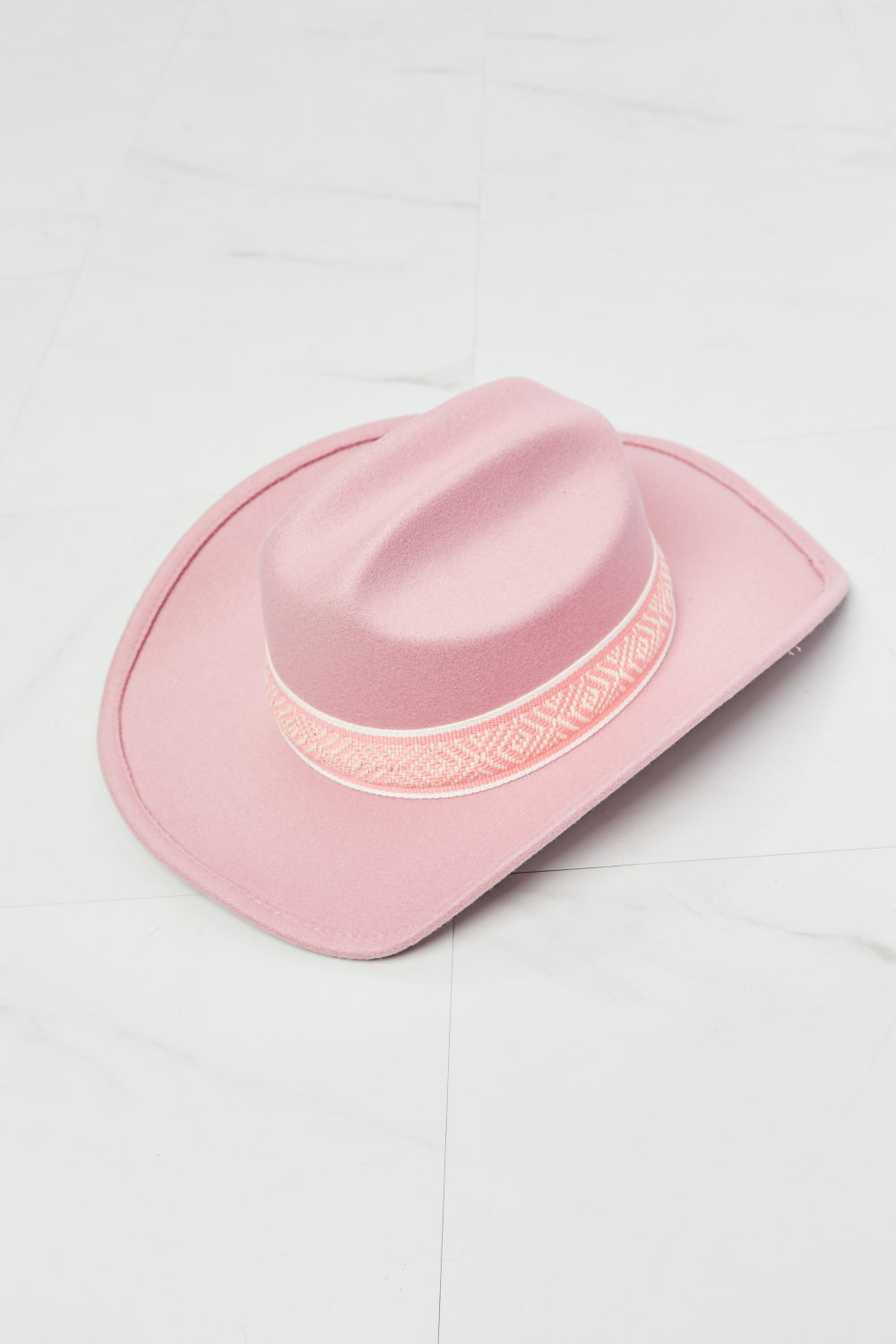 Fame Western Cutie Cowboy Hat in Pink Print on any thing USA/STOD clothes