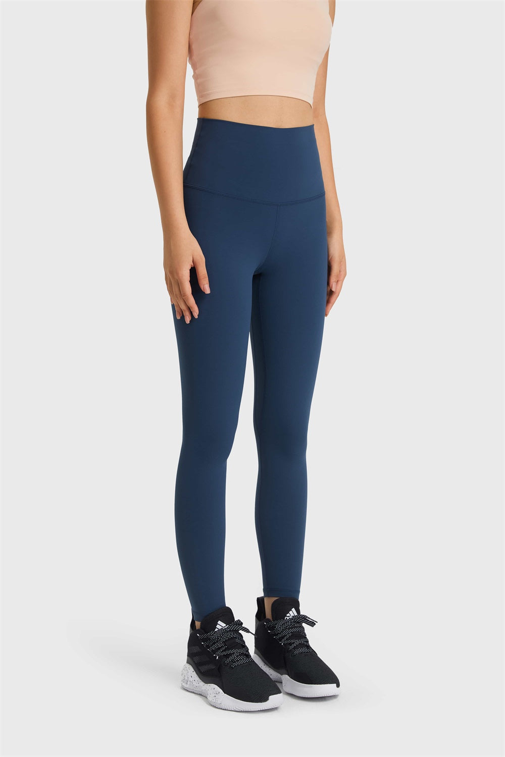 Feel Like Skin Elastic Waistband Yoga Leggings Print on any thing USA/STOD clothes