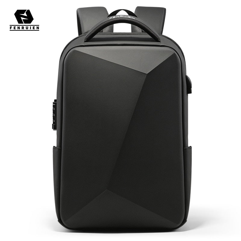 Fenruien Brand Laptop Backpack Anti-theft Waterproof School Backpacks USB Charging Men Business Travel Bag Backpack New Design Print on any thing USA/STOD clothes