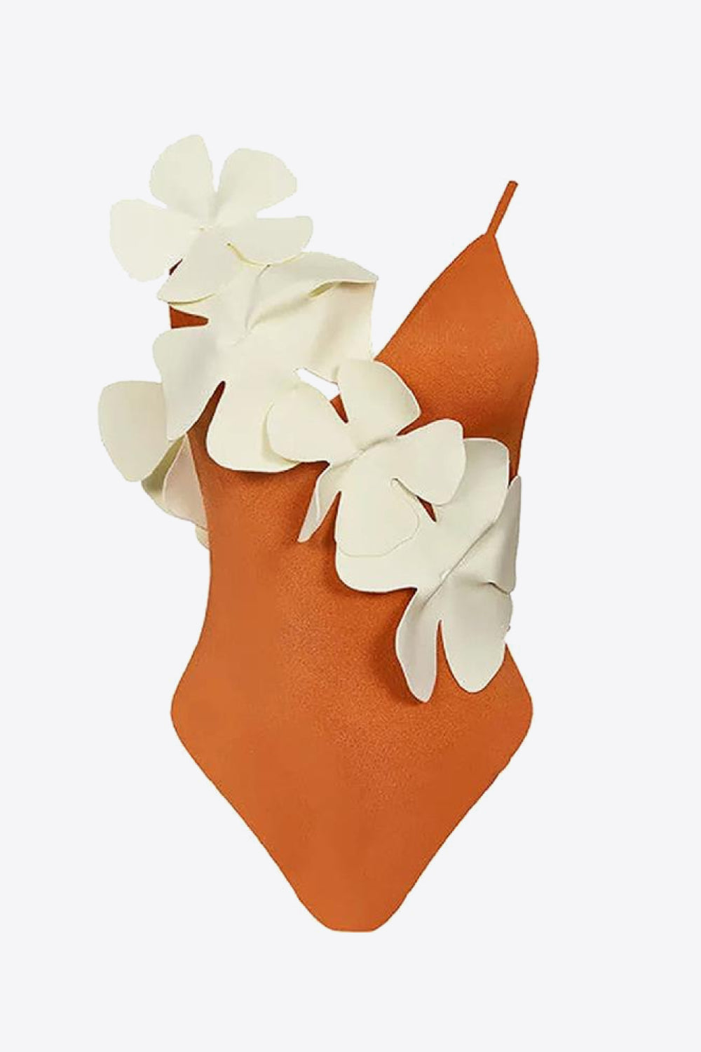 Flower Contrast One-Piece Swimsuit Print on any thing USA/STOD clothes