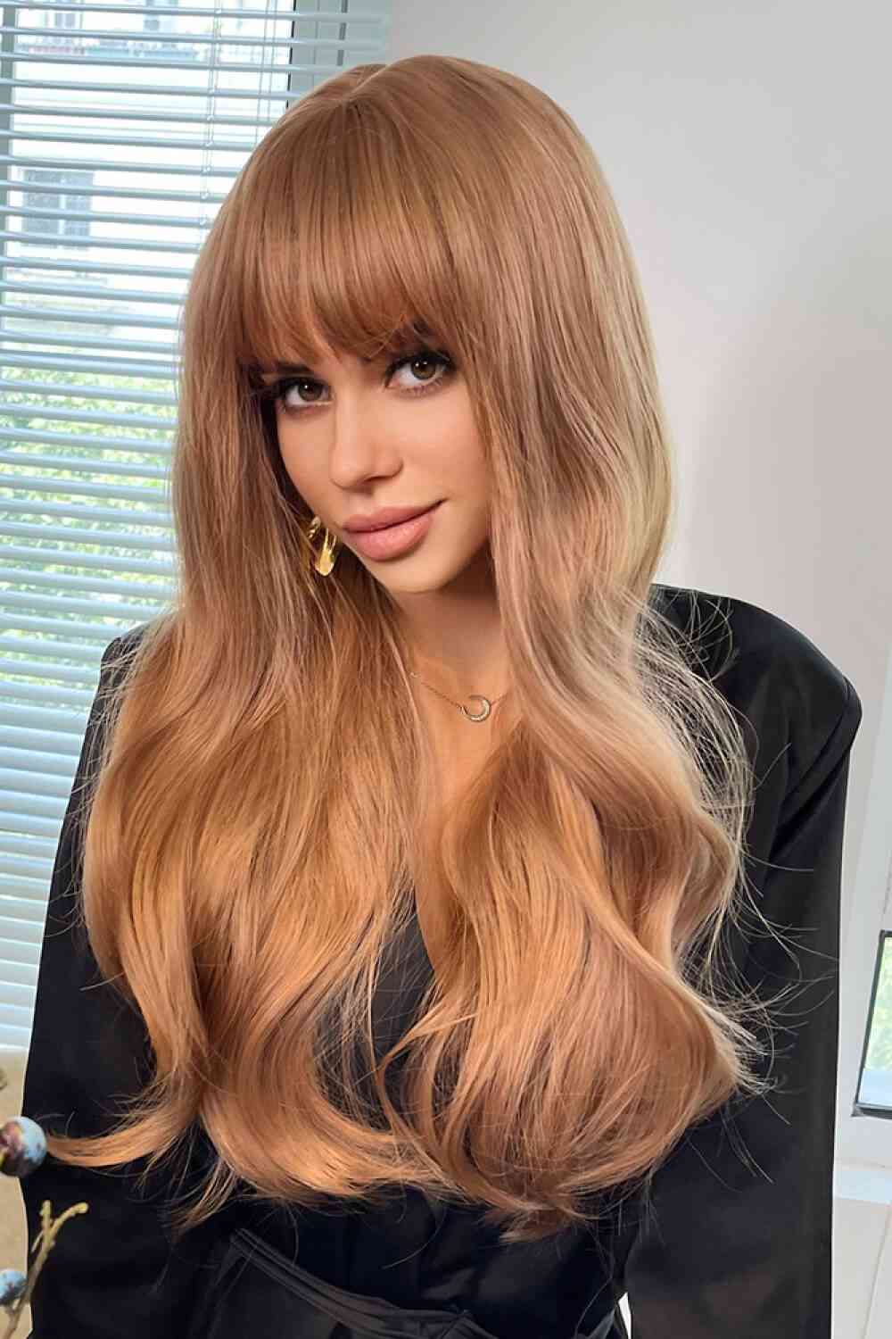 Full Machine Long Wave Synthetic Wigs 24'' Print on any thing USA/STOD clothes