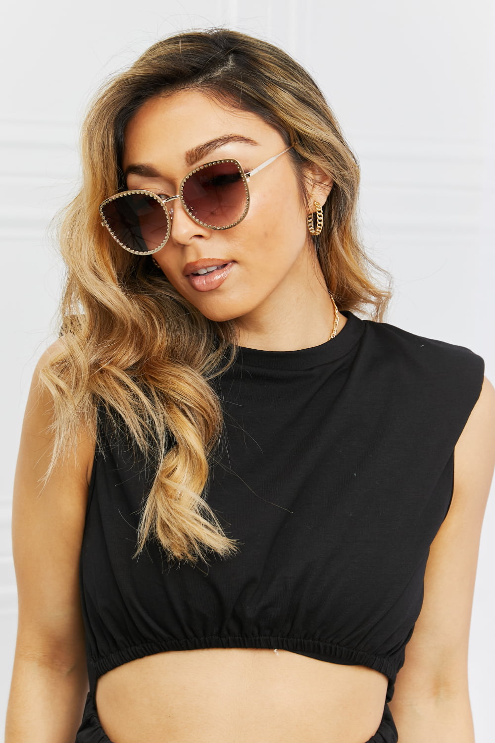 Full Rim Metal Frame Sunglasses Print on any thing USA/STOD clothes