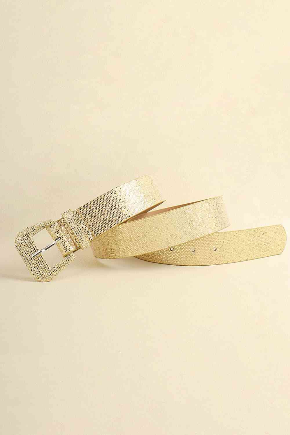 Glitter PU Leather Belt Print on any thing USA/STOD clothes