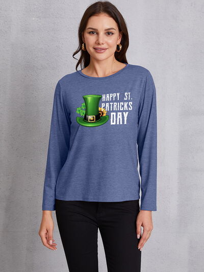 HAPPY ST. PATRICK'S DAY Round Neck T-Shirt Print on any thing USA/STOD clothes