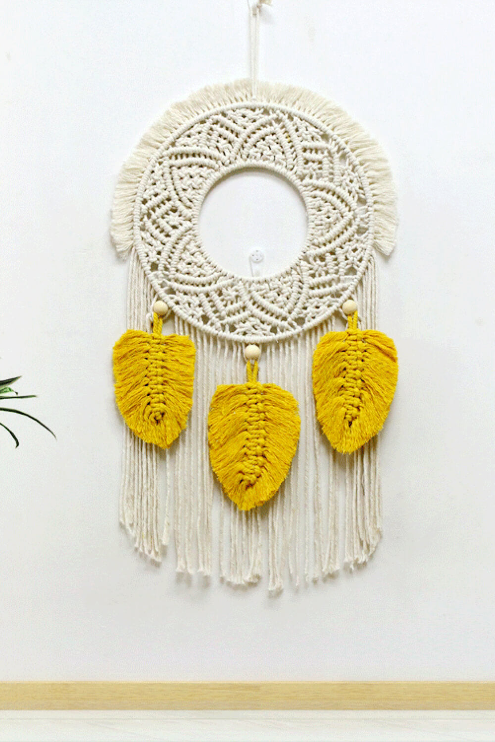 Hand-Woven Fringe Macrame Wall Hanging Print on any thing USA/STOD clothes