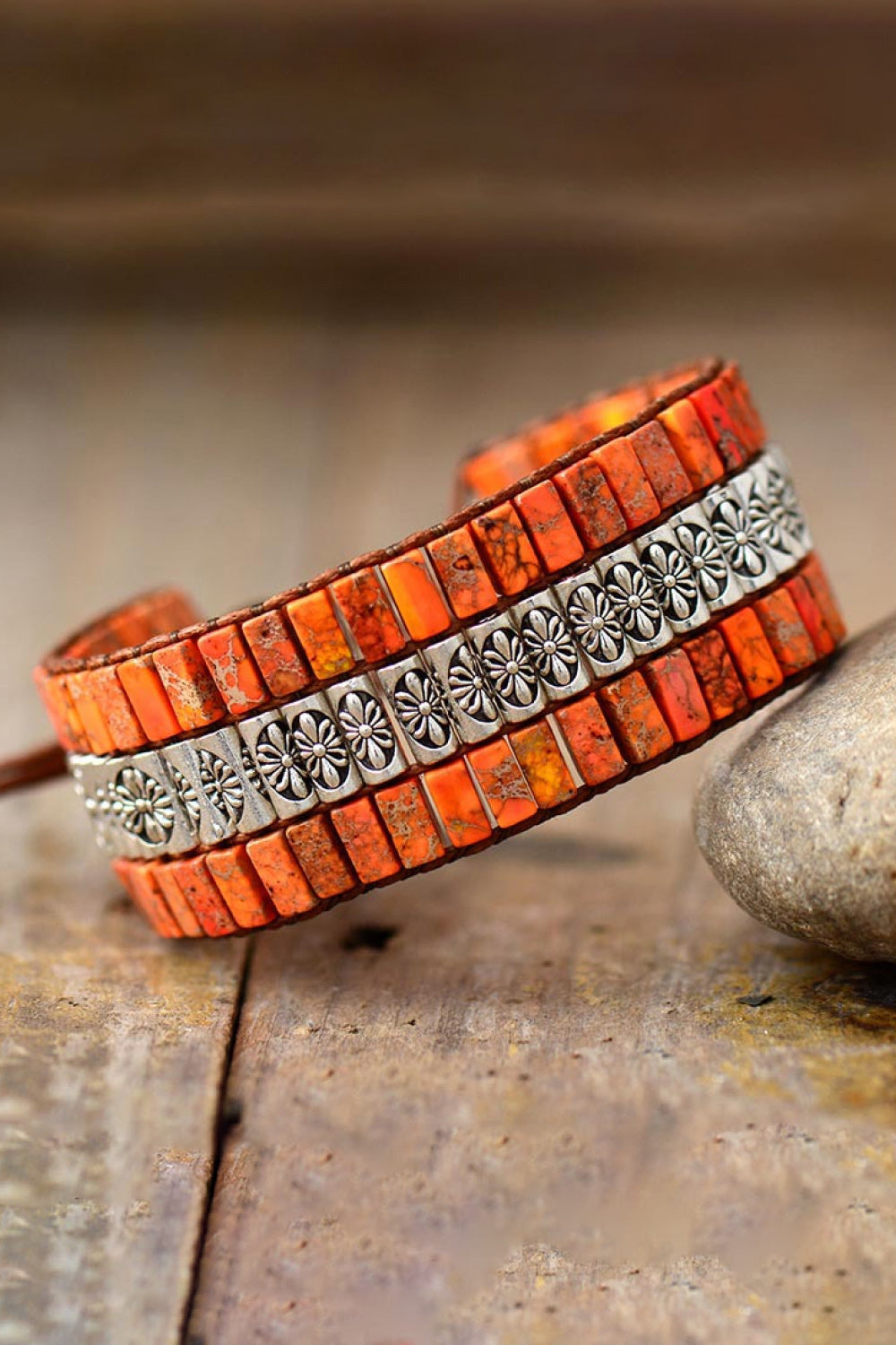 Handmade Triple Layer Natural Stone Bracelet Print on any thing USA/STOD clothes