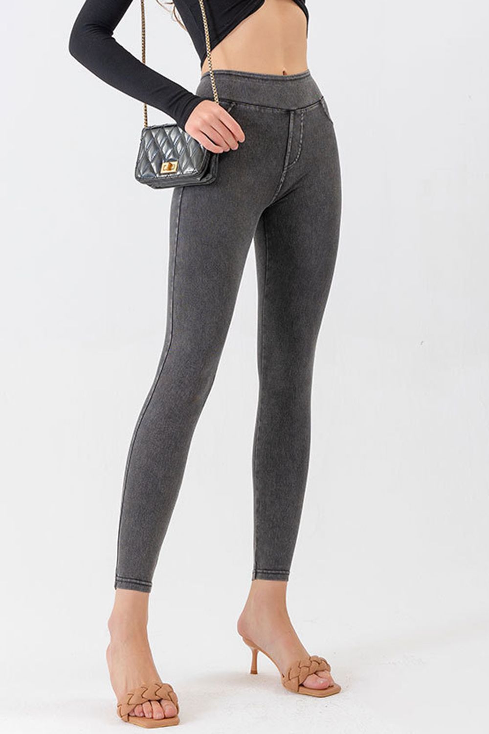 High Waist Skinny Jeans Print on any thing USA/STOD clothes