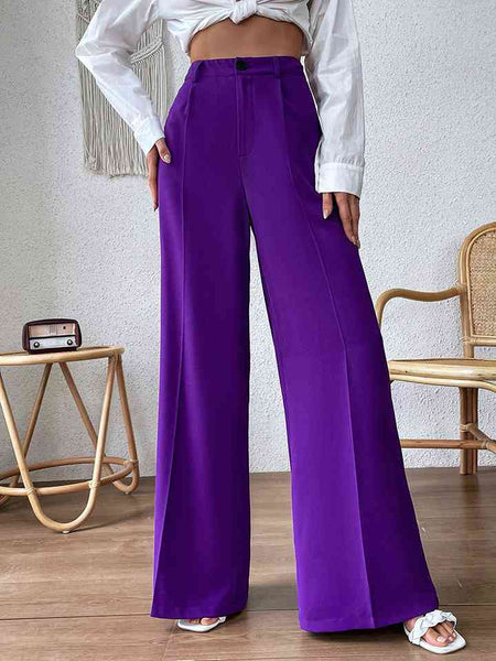 High Waist Wide Leg Pants Print on any thing USA/STOD clothes