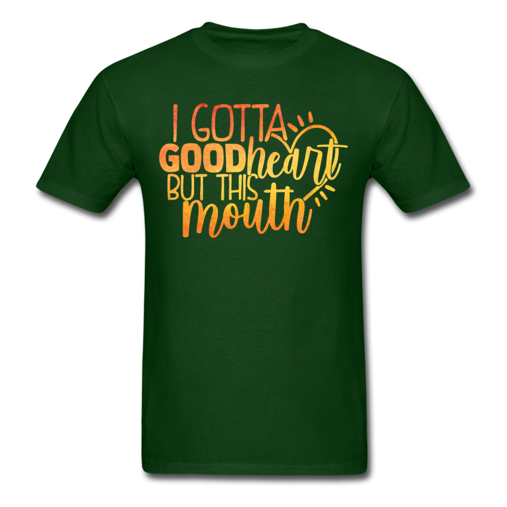 I gotta good heart, but this mouth T-Shirt Print on any thing USA/STOD clothes