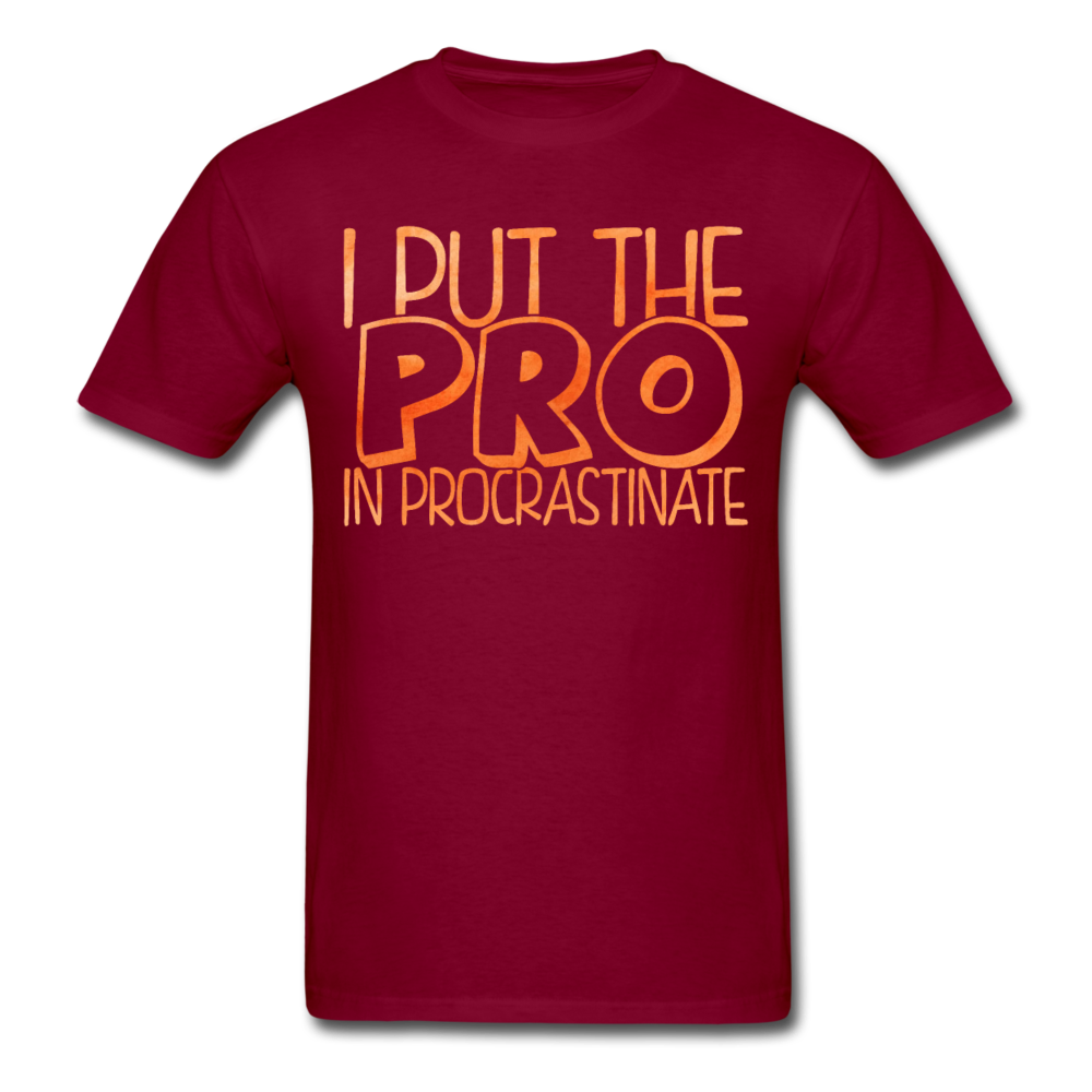 I put the pro in procrastinate T-Shirt Print on any thing USA/STOD clothes