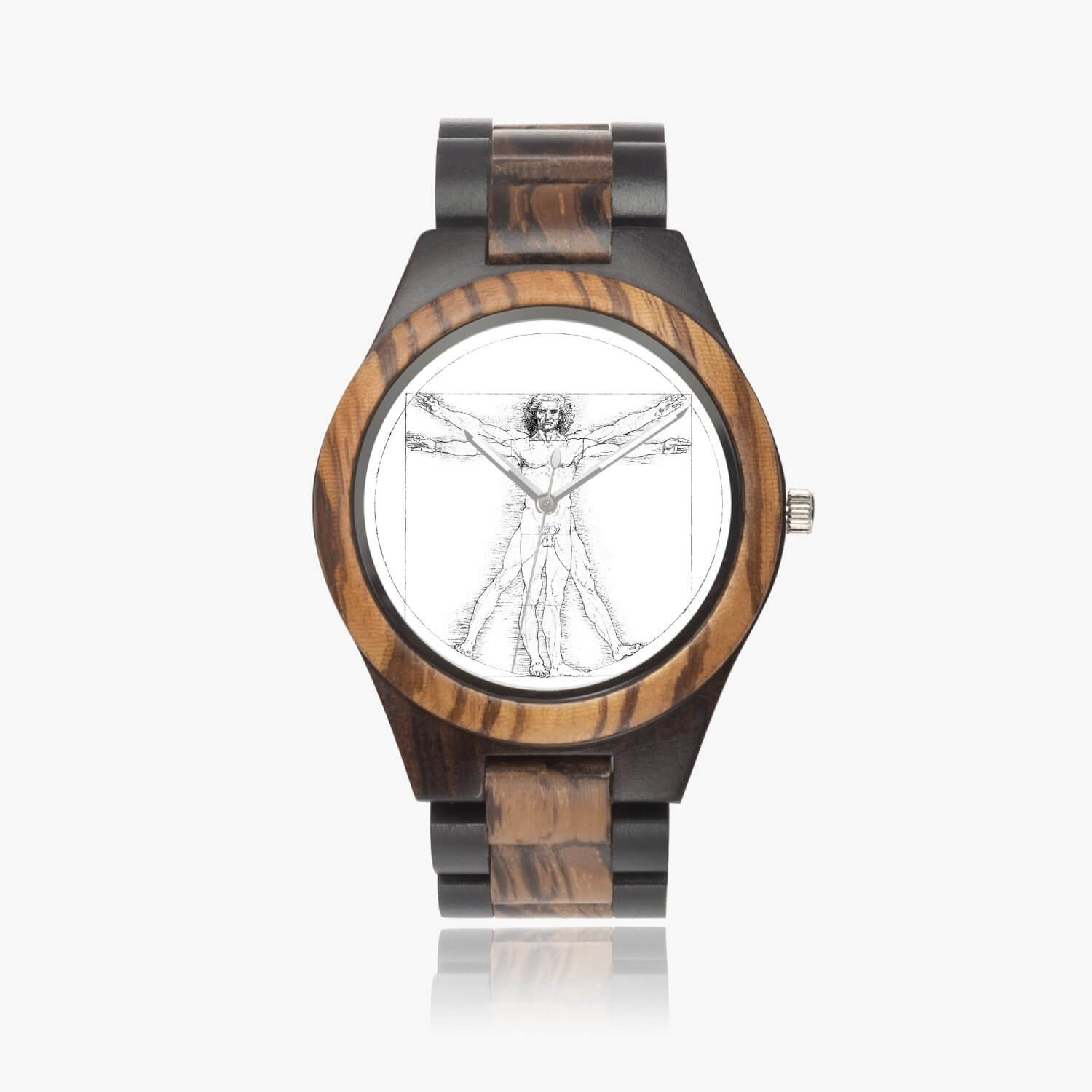 Indian Ebony Wooden Watch Print on any thing USA/STOD clothes