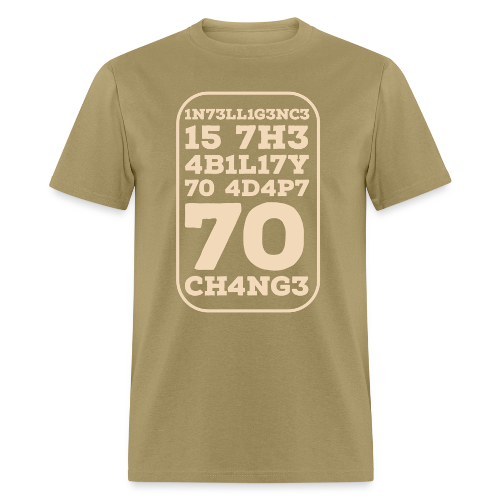 Intelligence is the ability to adapt to change T-Shirt Print on any thing USA/STOD clothes