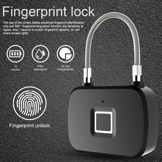 L13 Smart Fingerprint Lock Print on any thing USA/STOD clothes