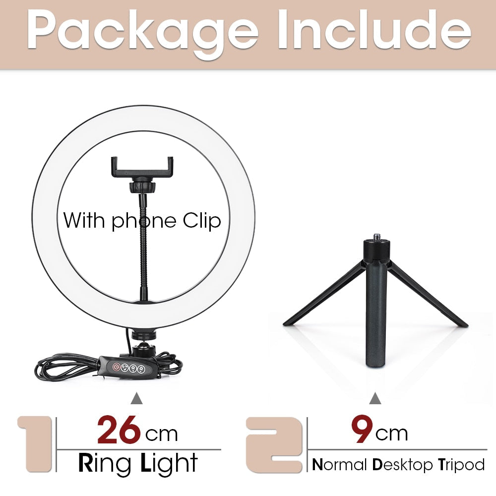LED Ring Light Photography Lighting Print on any thing USA/STOD clothes