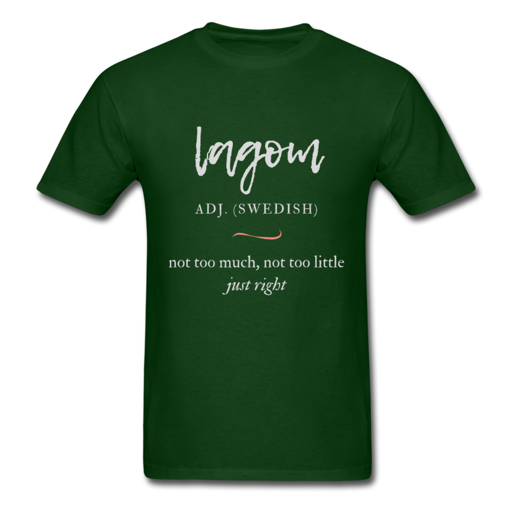 Lagom - not to much, not to little T-Shirt Print on any thing USA/STOD clothes