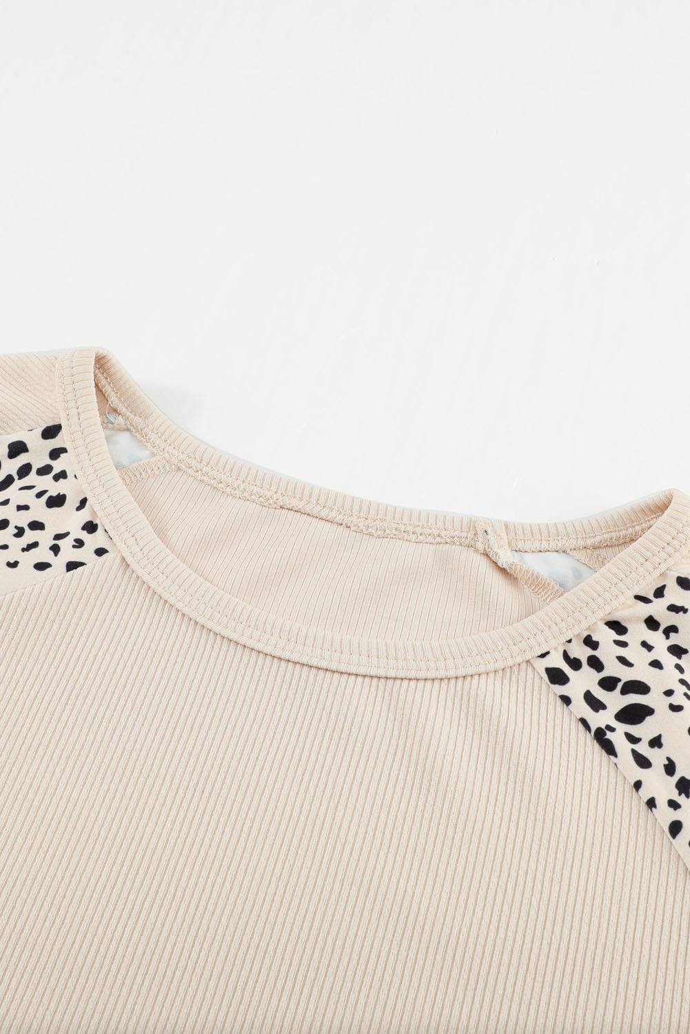 Leopard Raglan Sleeve Top Print on any thing USA/STOD clothes