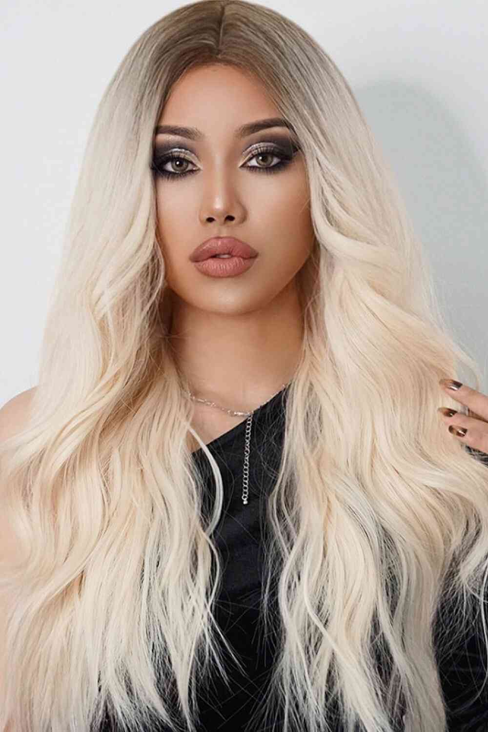 Long Wave Synthetic Wigs 26'' Print on any thing USA/STOD clothes