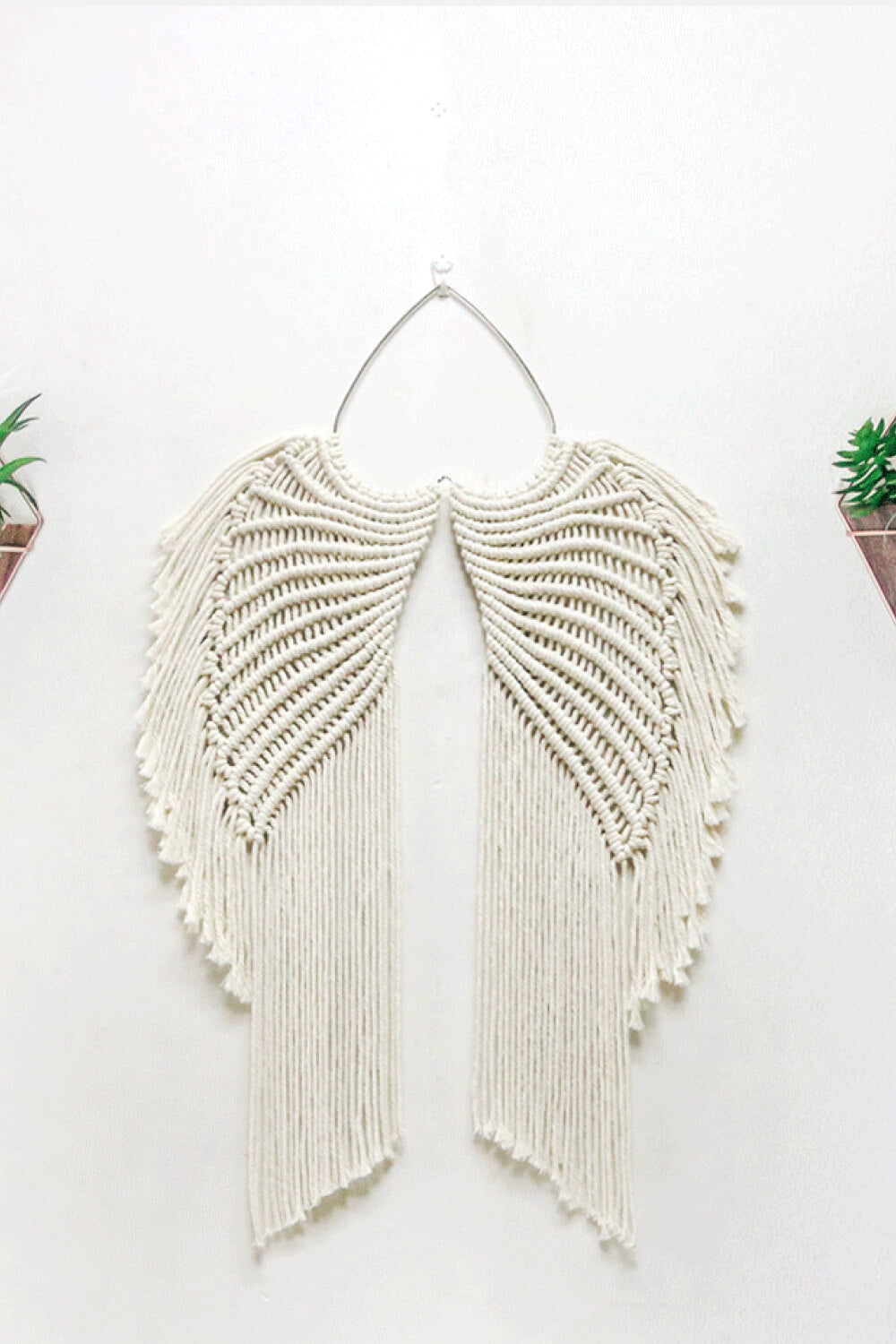 Macrame Angel Wings Wall Hanging Print on any thing USA/STOD clothes