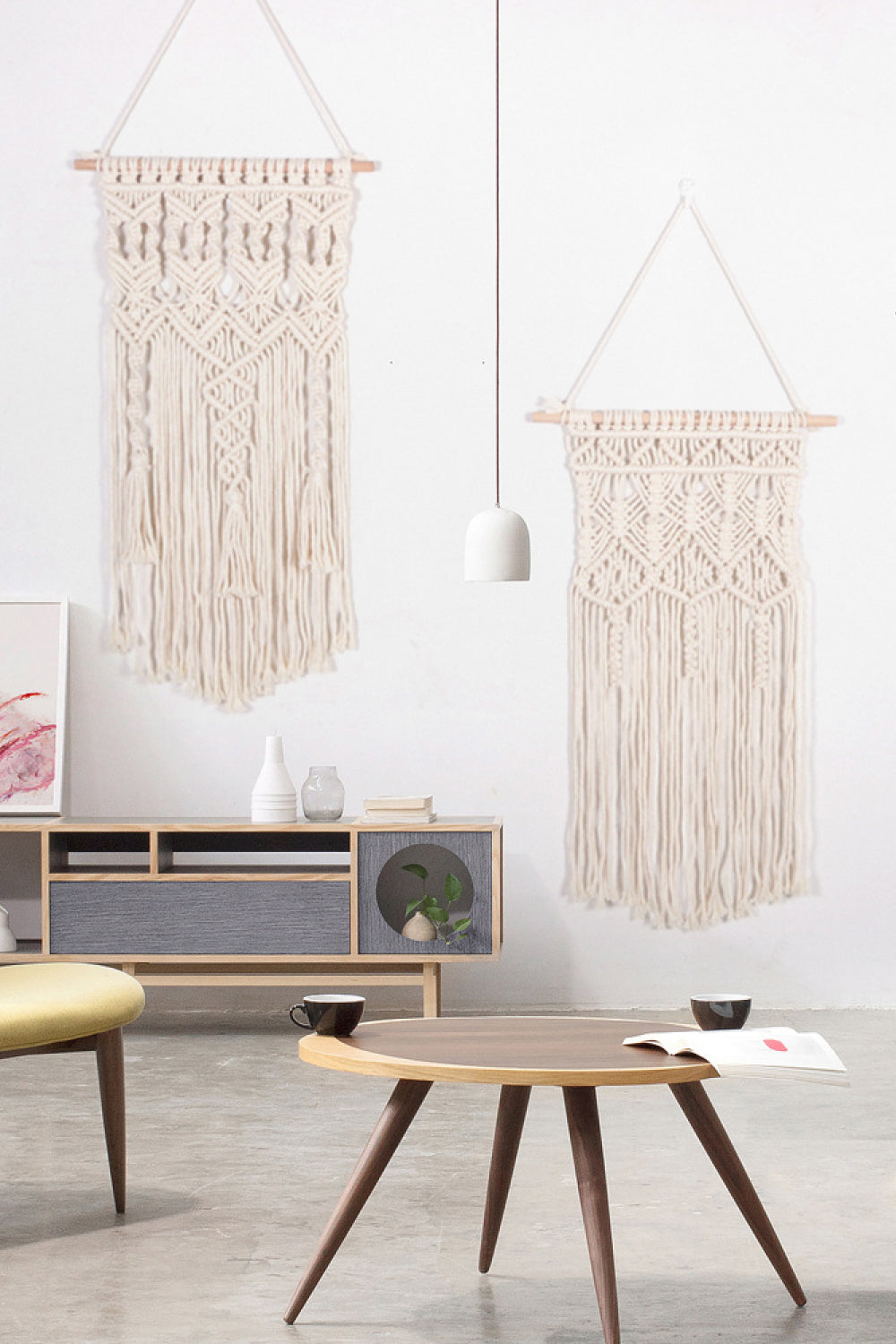 Macrame Bohemian Hand Woven Fringe Wall Hanging Print on any thing USA/STOD clothes