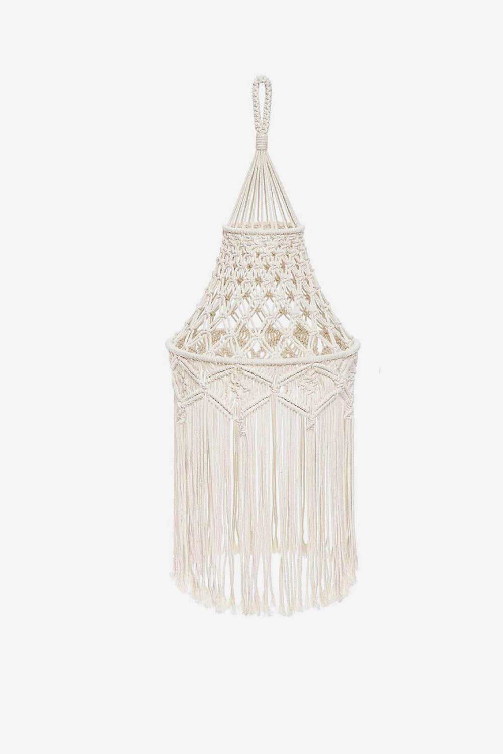 Macrame Hanging Lampshade Print on any thing USA/STOD clothes