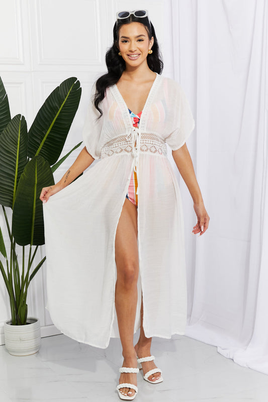 Marina West Swim Sun Goddess Tied Maxi Cover-Up Print on any thing USA/STOD clothes