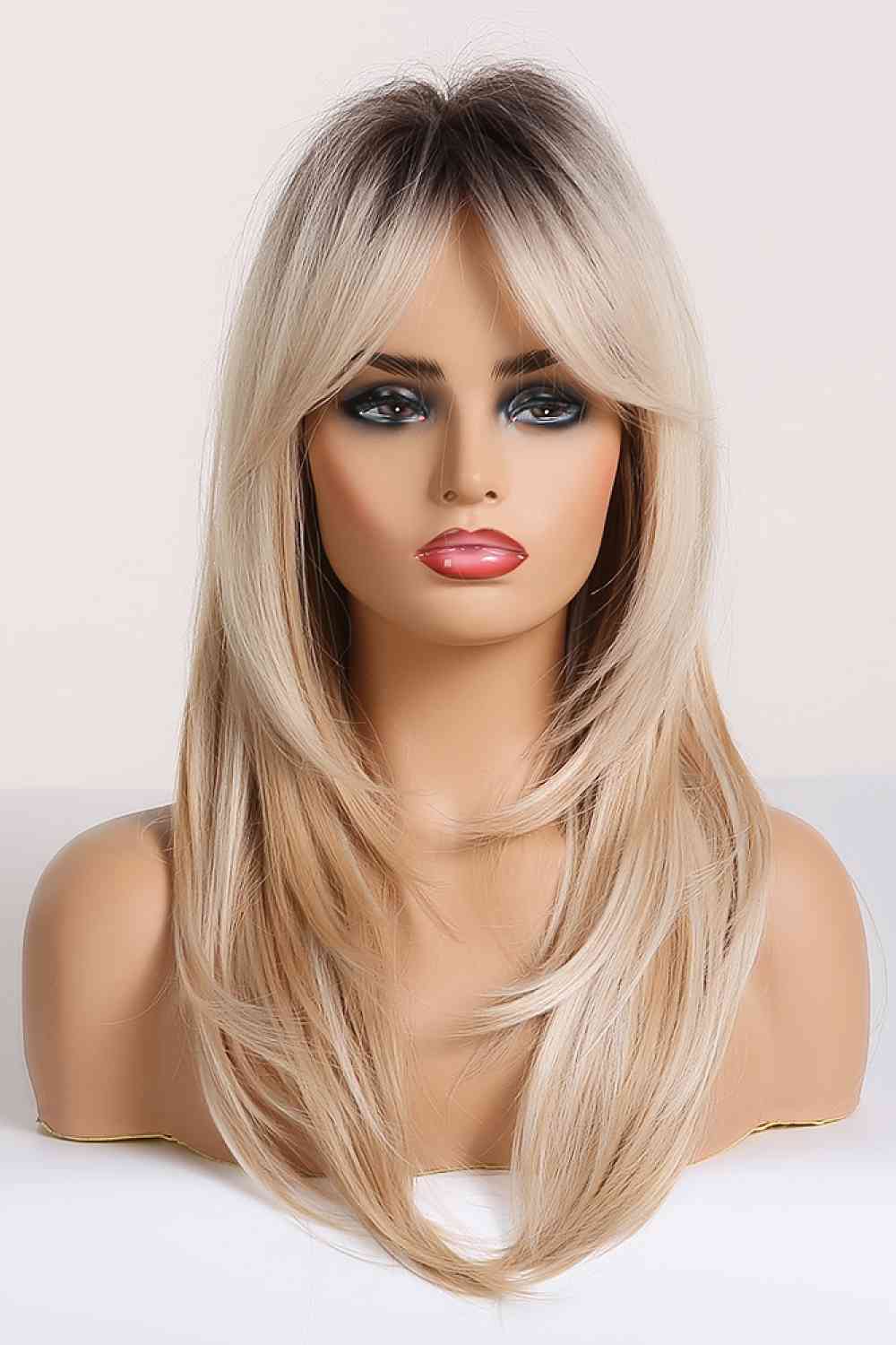 Mid-Length Wave Synthetic Wigs 24'' Print on any thing USA/STOD clothes