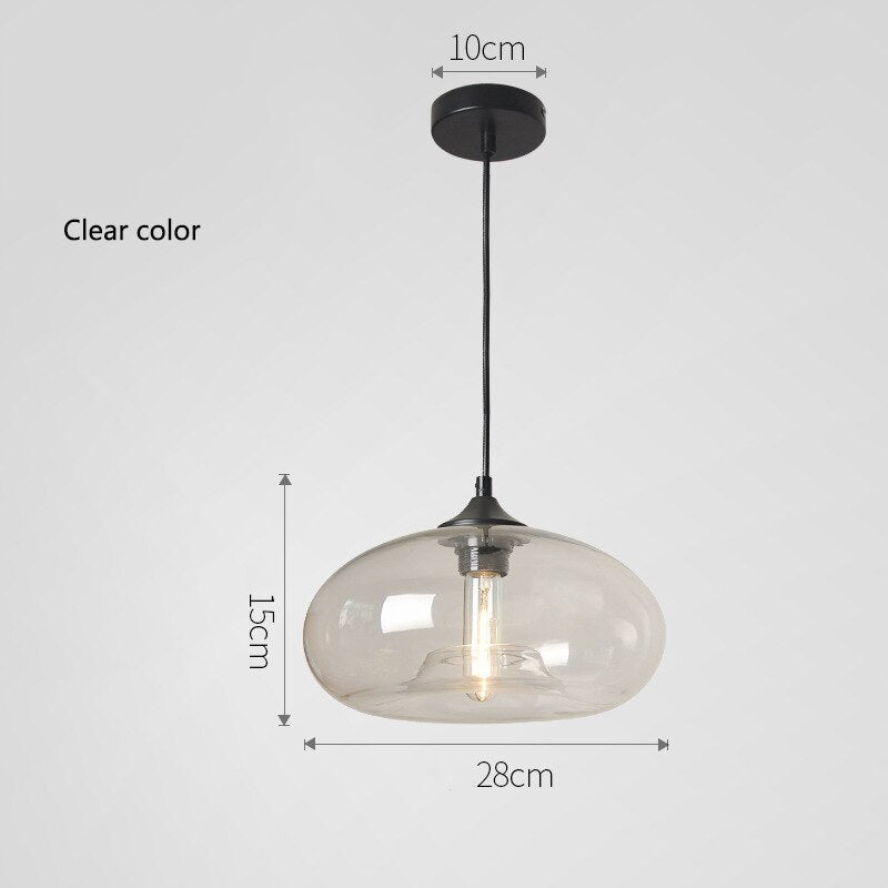 Modern Contemporary 6 Color Glass Pendant Lamp Print on any thing USA/STOD clothes