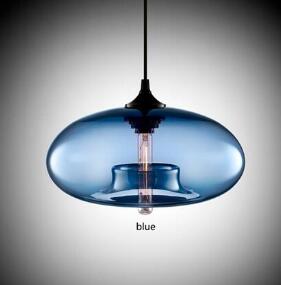 Modern Contemporary 6 Color Glass Pendant Lamp Print on any thing USA/STOD clothes