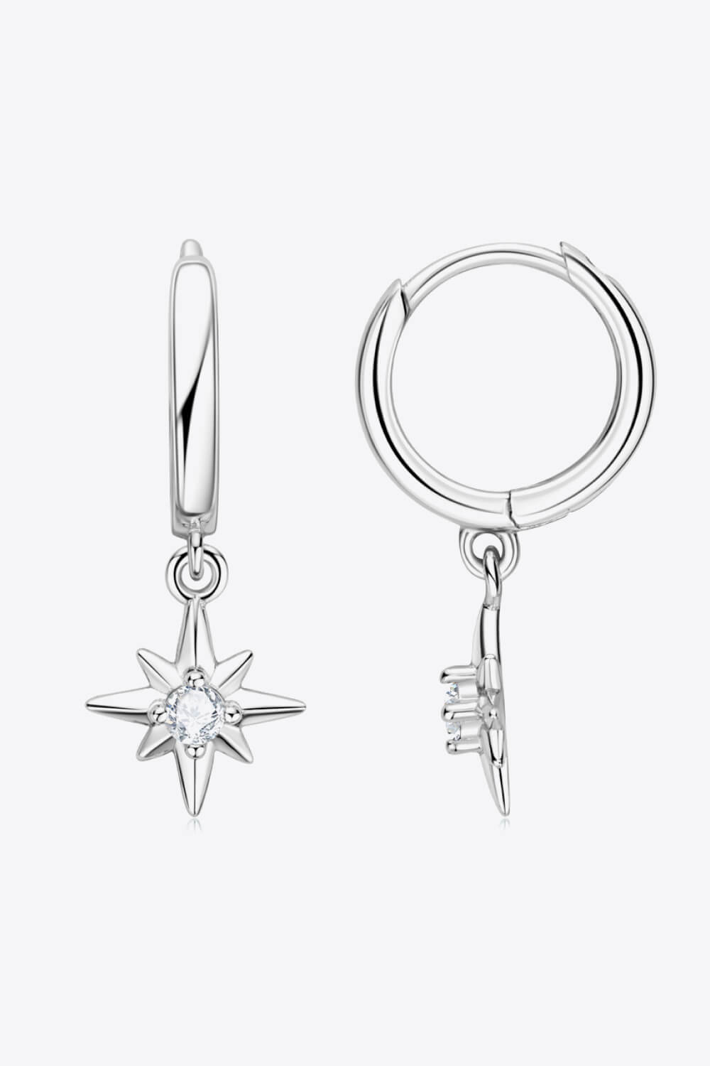 Moissanite Star Drop Earrings Print on any thing USA/STOD clothes