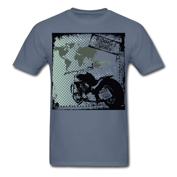 Motorbiker  Unisex Classic T-Shirt Print on any thing USA/STOD clothes