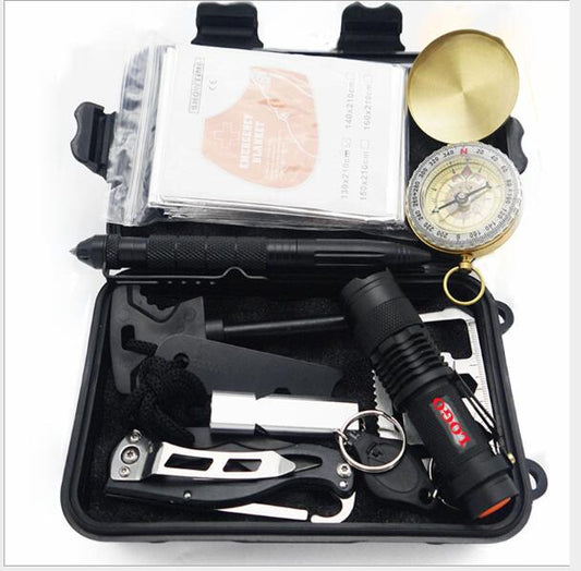 Multifunctional wild survival first aid kit SOS equipment adventure survival kit Print on any thing USA/STOD clothes