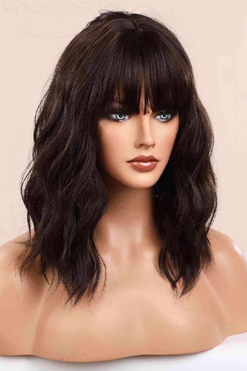 Natural Looking Synthetic Full Machine Bobo Wigs 12'' Print on any thing USA/STOD clothes