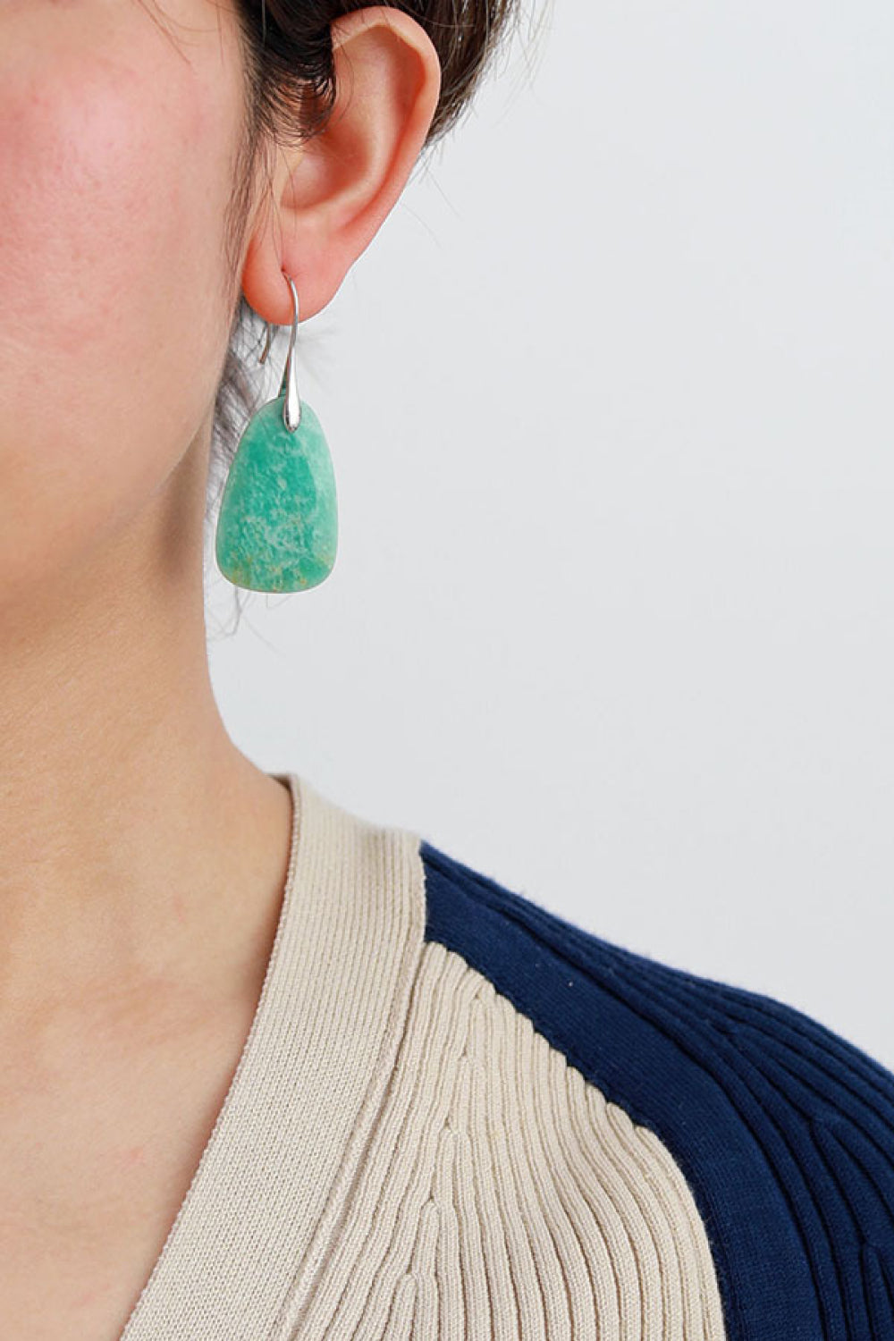 Natural Stone Dangle Earrings Print on any thing USA/STOD clothes