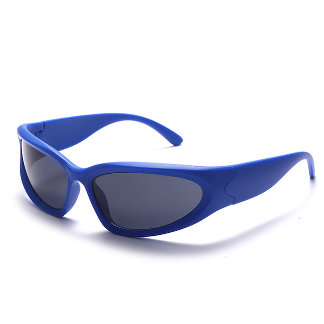 New Y2K Retro UV400 Windproof  Sport Sunglasses Print on any thing USA/STOD clothes