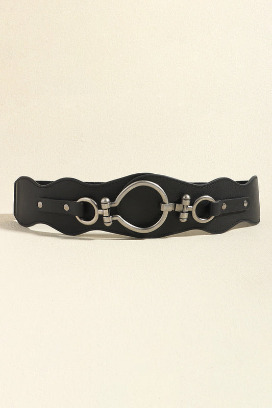 PU Leather Zinc Alloy Buckle Belt Print on any thing USA/STOD clothes