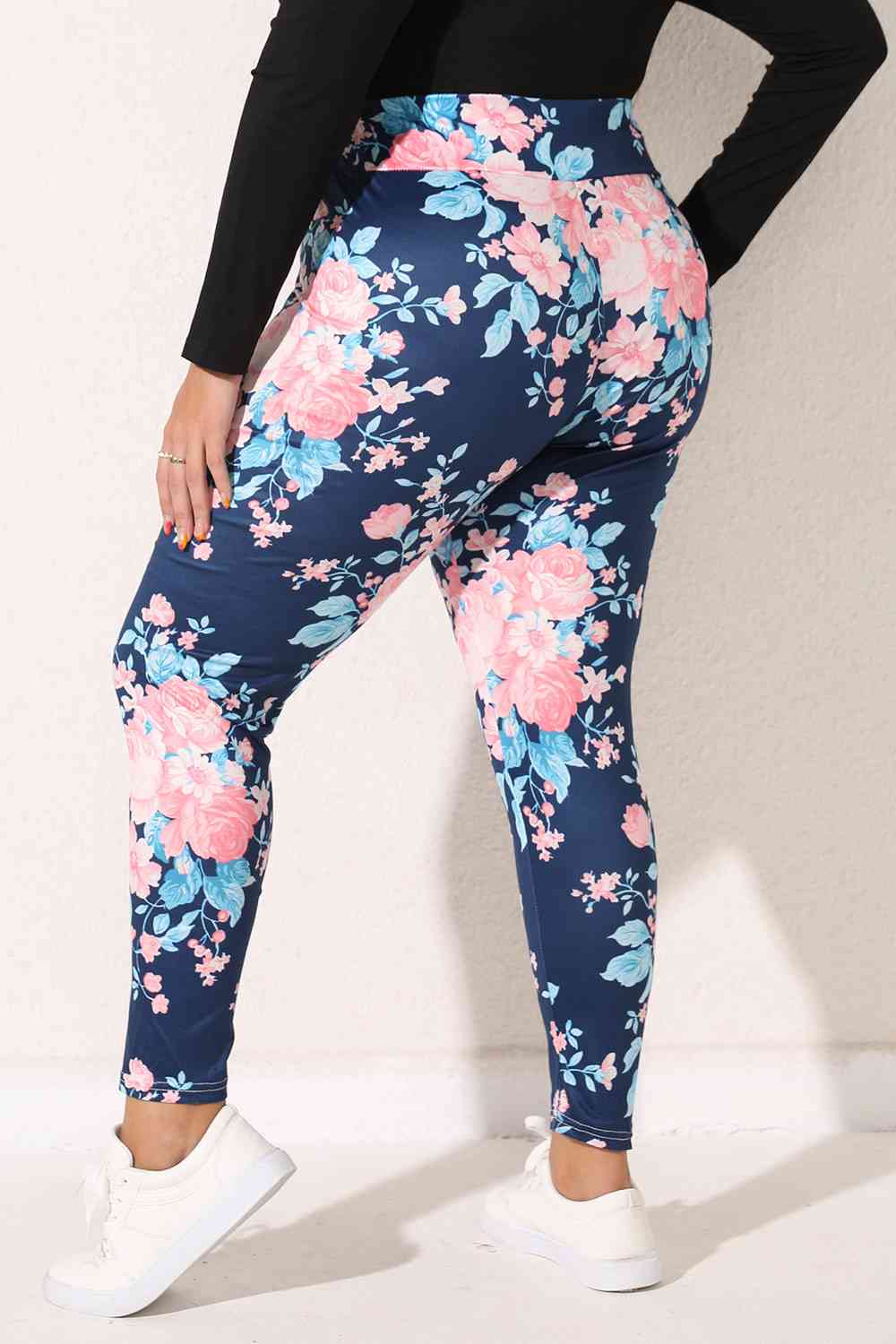 Plus Size Floral Print Legging Print on any thing USA/STOD clothes