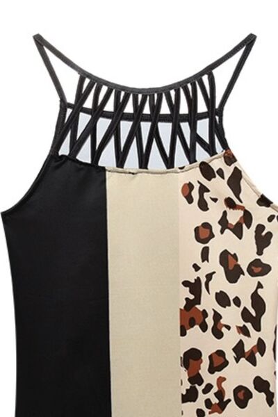 Printed Grecian Neck Mini Dress Print on any thing USA/STOD clothes