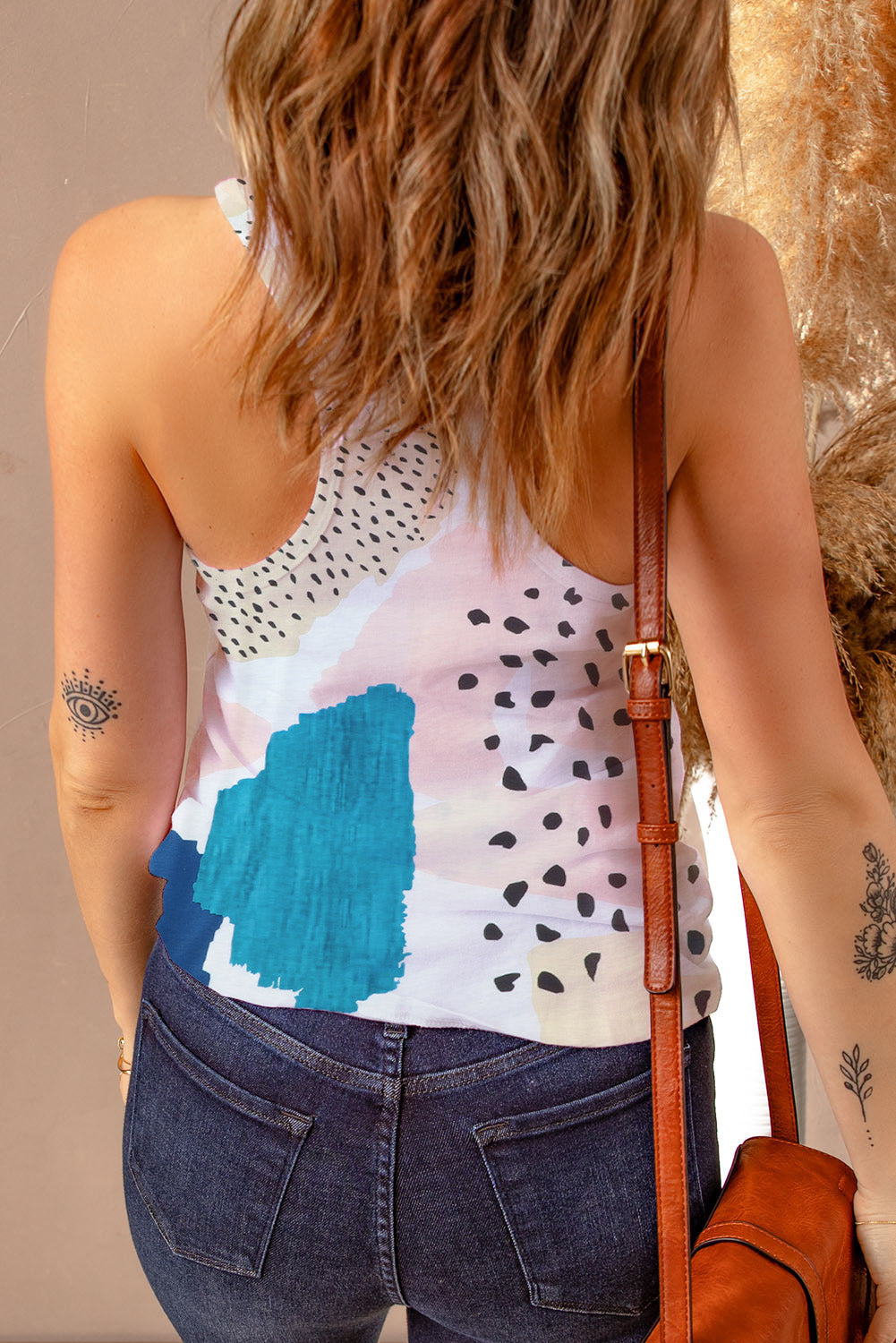 Printed Racerback Tank Print on any thing USA/STOD clothes