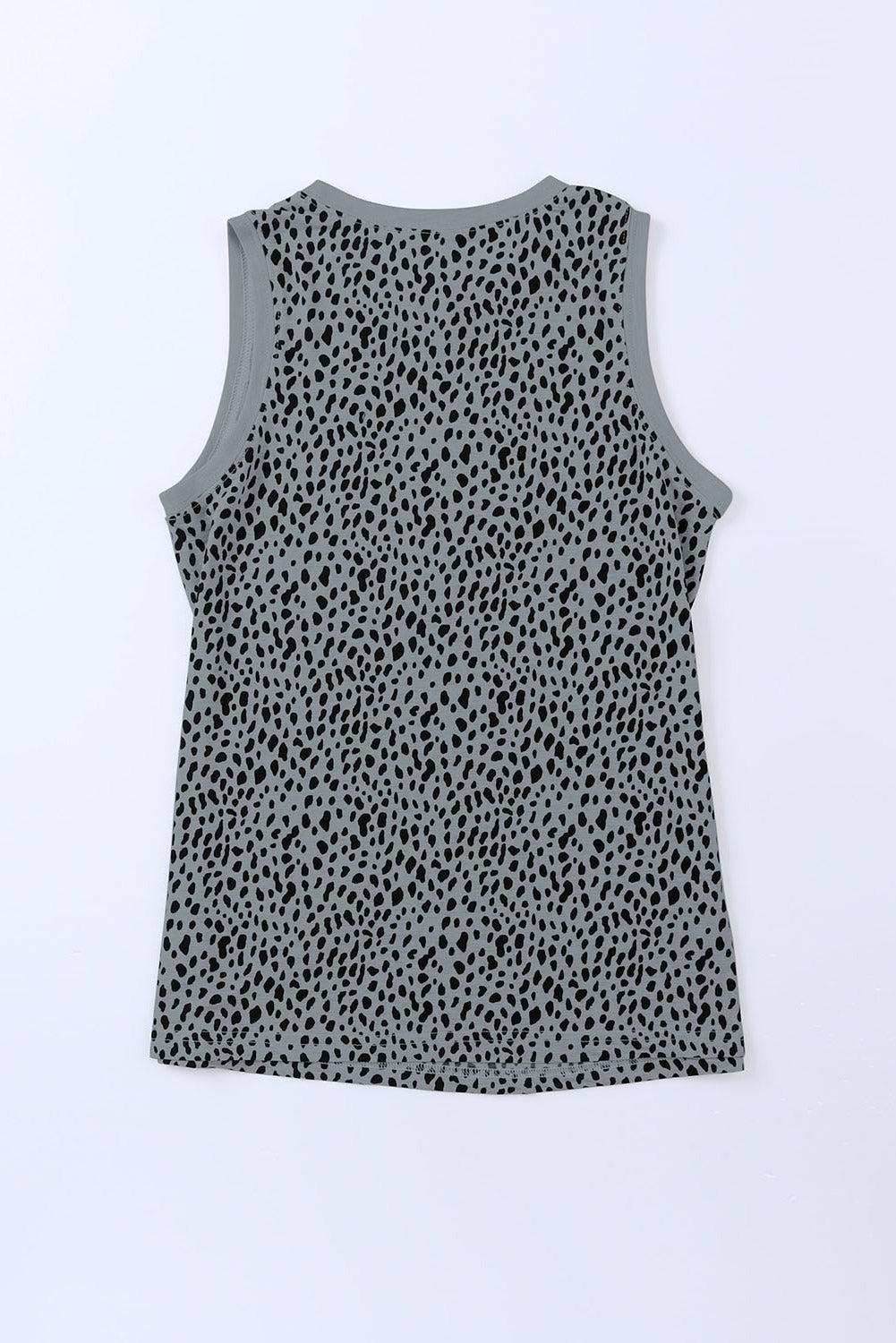 Printed Round Neck Tank Print on any thing USA/STOD clothes