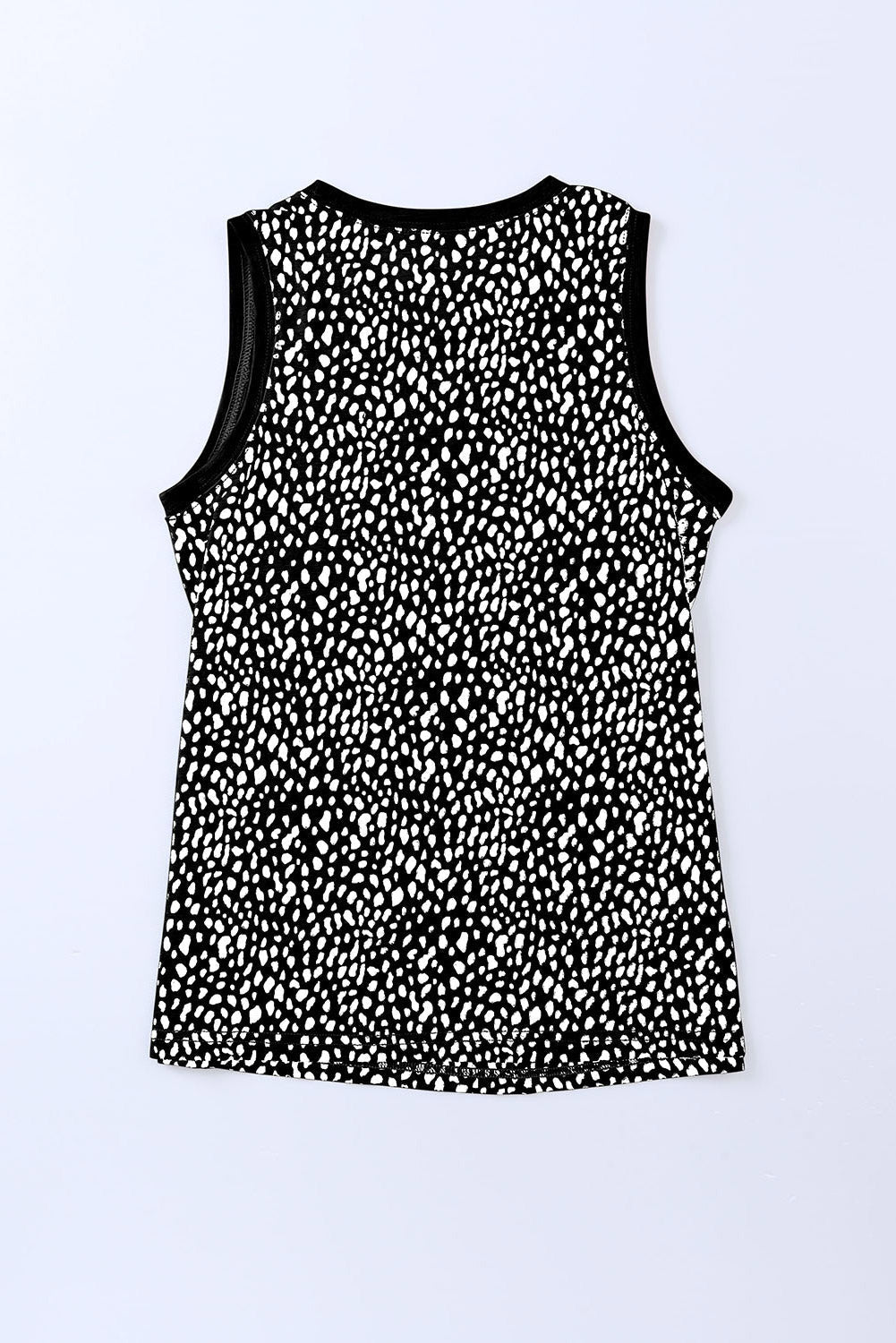 Printed Round Neck Tank Print on any thing USA/STOD clothes