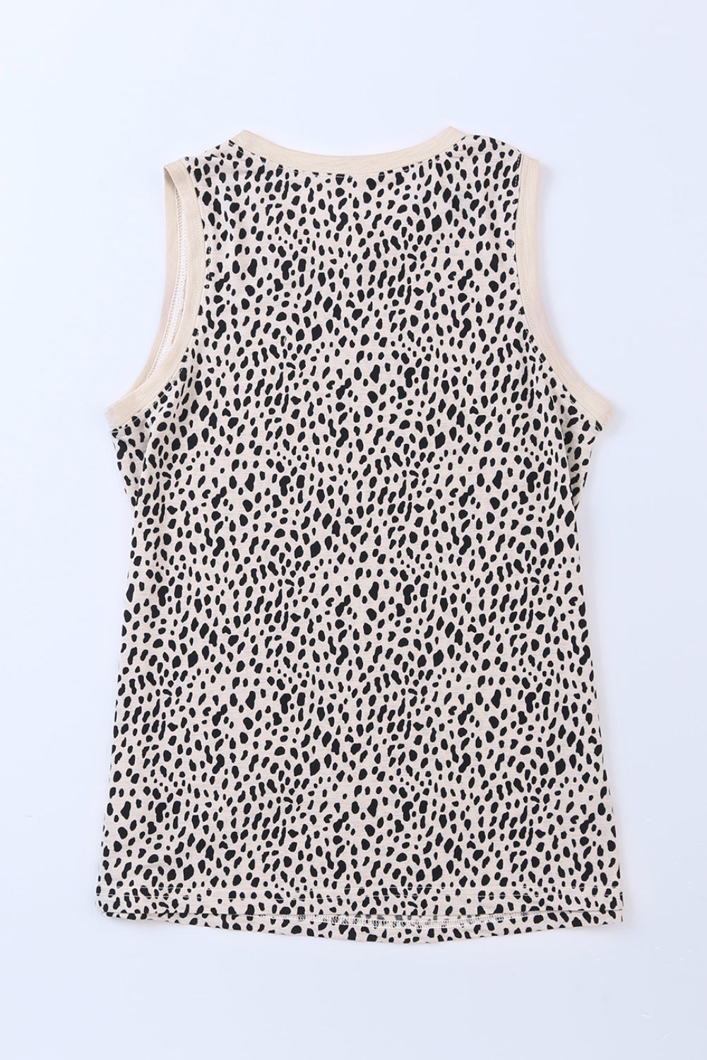 Printed Round Neck Tank Print on any thing USA/STOD clothes