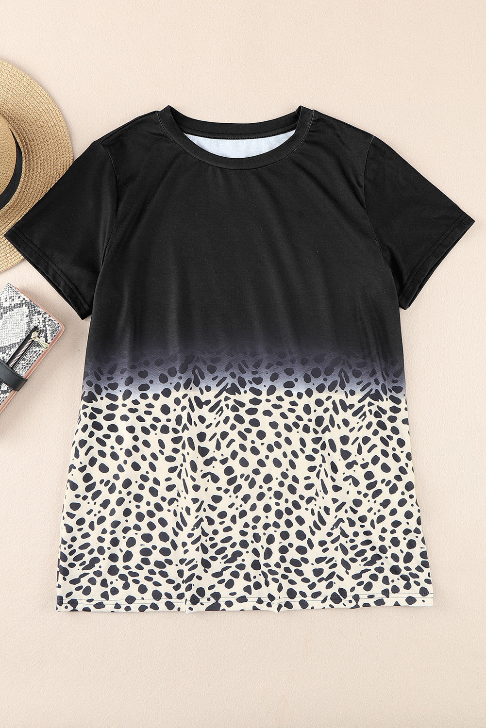 Printed Short Sleeve Round Neck Tee Print on any thing USA/STOD clothes