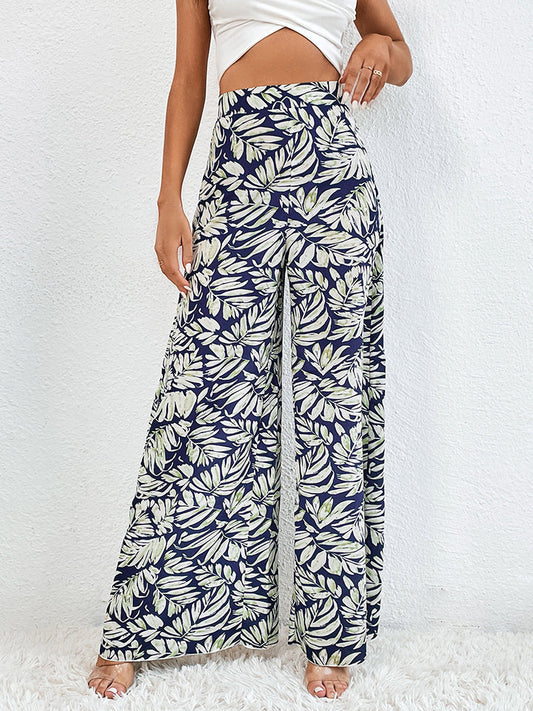 Printed Wide Leg Pants Print on any thing USA/STOD clothes