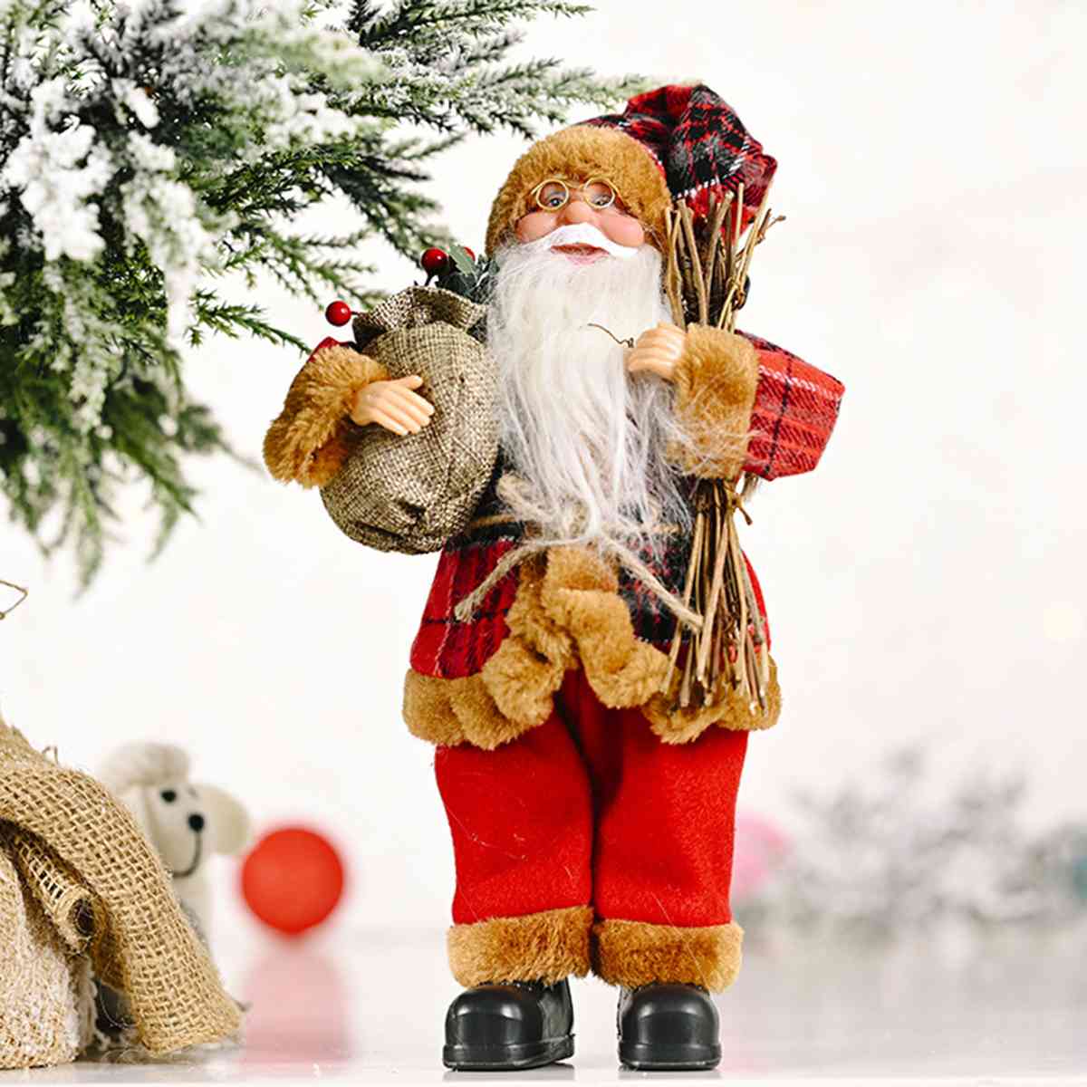 Santa  Claus Gnome Print on any thing USA/STOD clothes