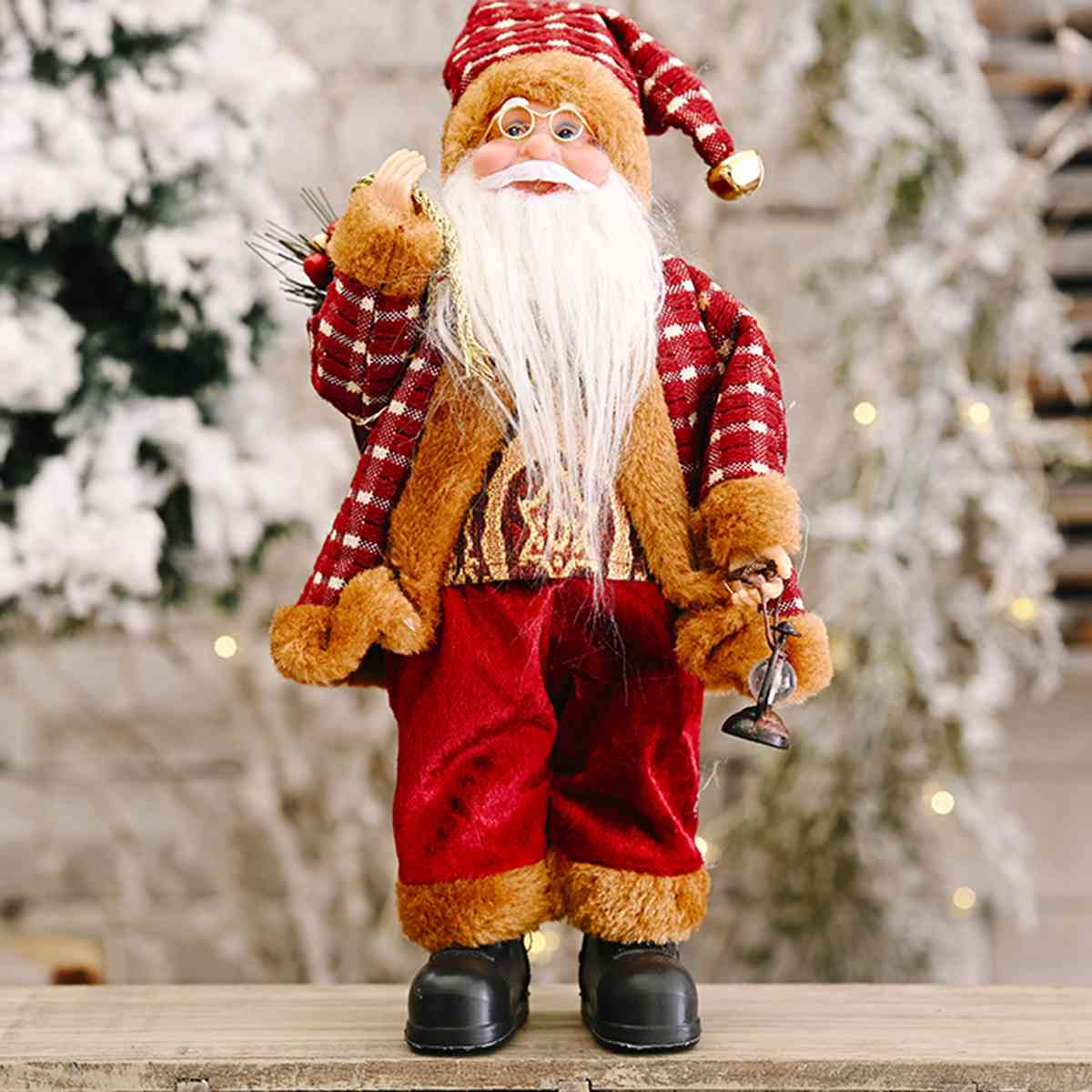 Santa  Claus Gnome Print on any thing USA/STOD clothes
