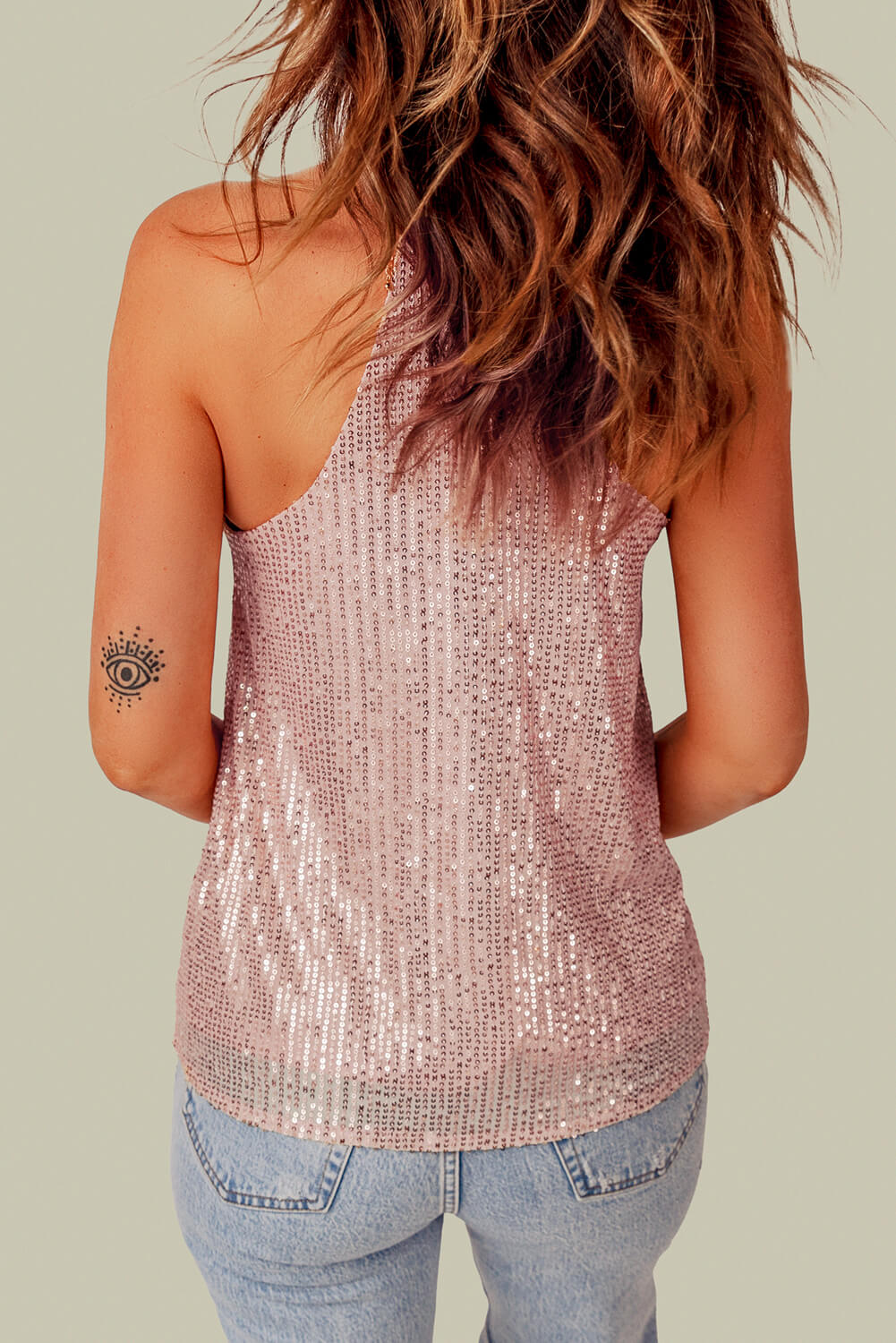 Sequin Racerback Tank Print on any thing USA/STOD clothes