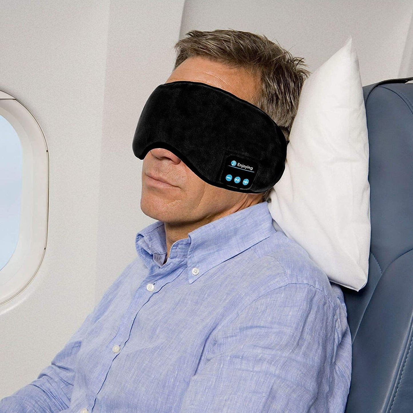 Sleep Headphones Bluetooth Eye Mask Print on any thing USA/STOD clothes