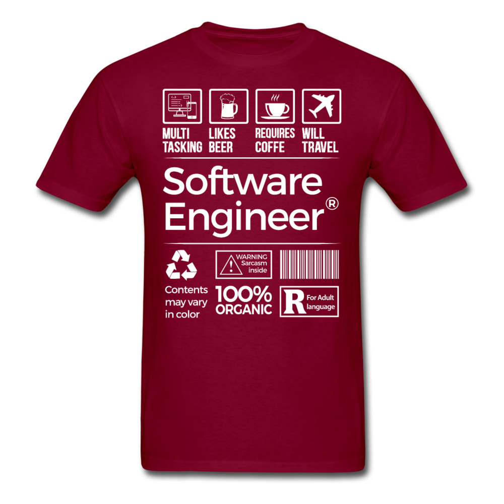 Software engineer T-Shirt Print on any thing USA/STOD clothes