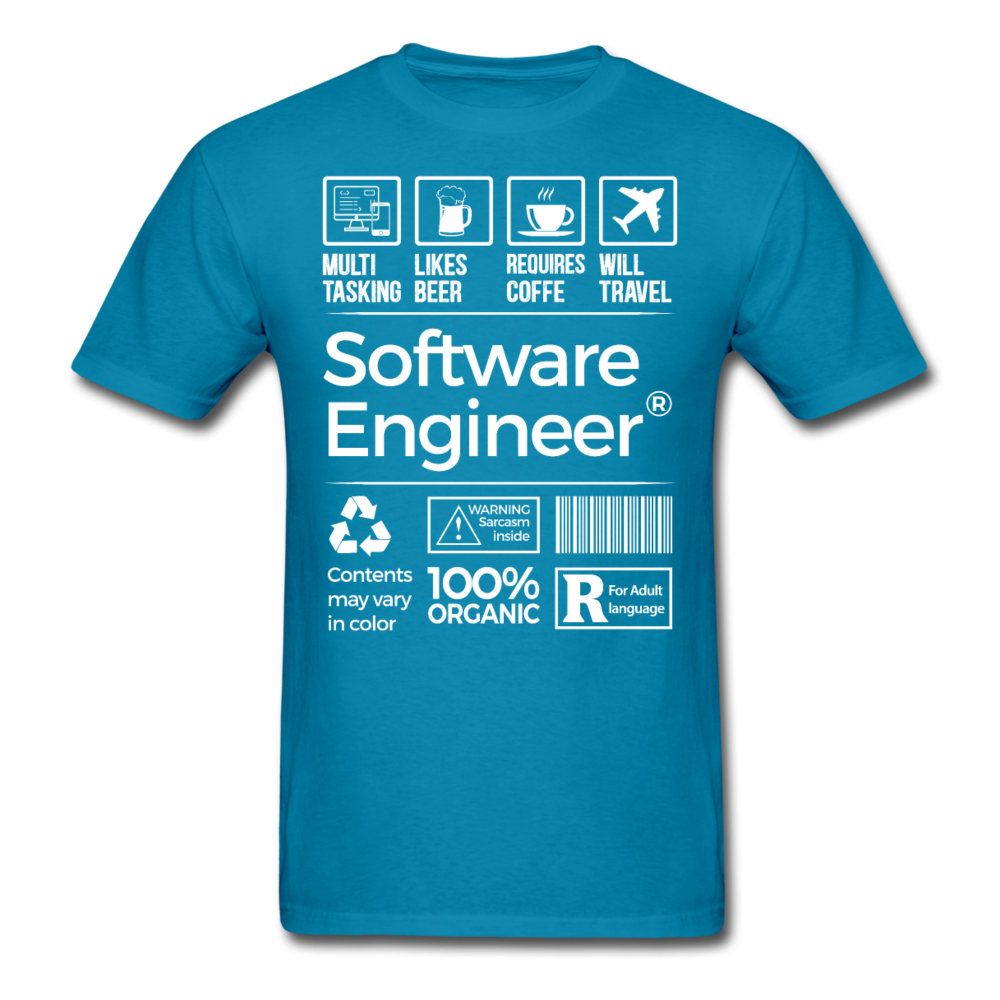 Software engineer T-Shirt Print on any thing USA/STOD clothes